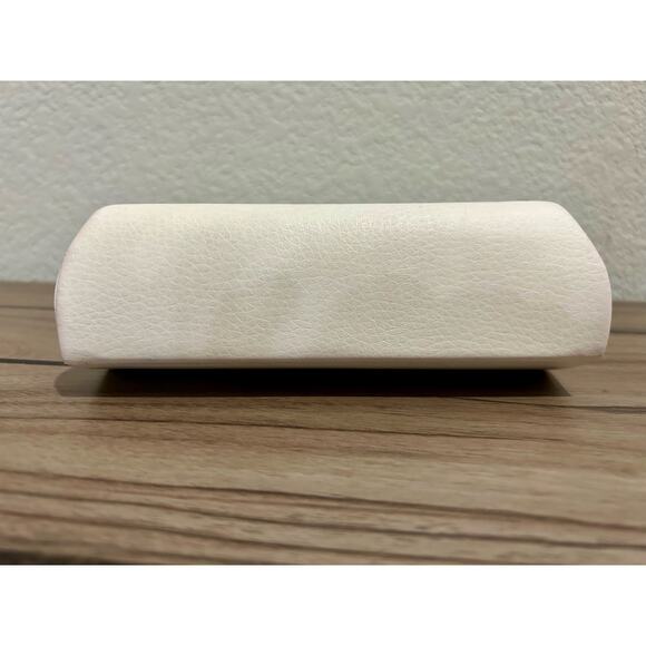 Michael Kors White Leather Sunglasses/Eyeglasses Hard White Case - Picture 2 of 4